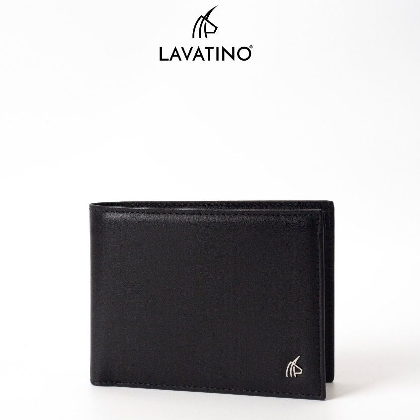(New Item) Ví Nam Có Ngăn Khóa Kéo Da Bò Cao Cấp Chính Hãng LAVATINO - PATRICK 47