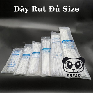 Dây Rút Nhựa Đủ Size 10cm ,15cm, 20cm, 25cm, 30cm, 40cm