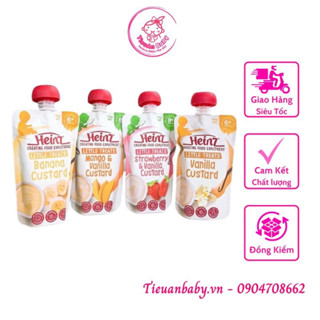 [2025]Váng sữa mix hoa quả hienz cho bé từ 6m