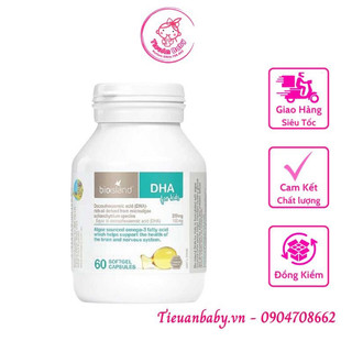 Viên uống DHA bé BioIsland cho bé 60 viên