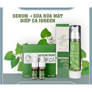 COMBO TOÀN DIỆN CHO DA HẾT MỤN, THÂM - COMBO DIẾP CÁ IGREEN