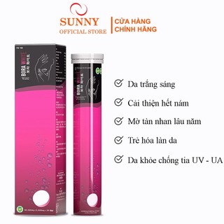 Viên sủi trắng da hết nám hết tàn nhang hiệu quả sau 1 liệu trình - viên sủi trắng da bora white hàn quốc