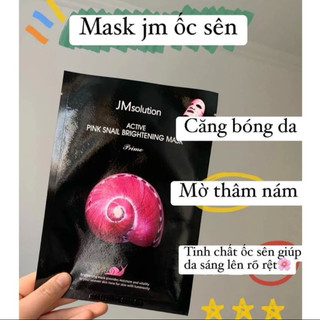 (auth.cosmetic, 1miếng ) Mặt nạ JM Solution dưỡng trắng căng bóng da  30ml