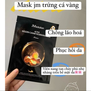 (auth.cosmetic, 1miếng ) Mặt nạ JM Solution dưỡng trắng căng bóng da  30ml