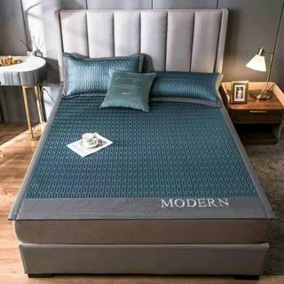 💦💦chiếu điều hòa tencel modern cao su non💦💦 tặng kèm 2 vỏ gối,êm mát hàng hót 2024