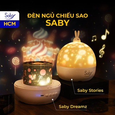 Đèn ngủ chiếu sao Saby hình Ngôi nhà kẹo ngọt phát nhạc loa bluetooth đèn chiếu trần 3D,pin sạc