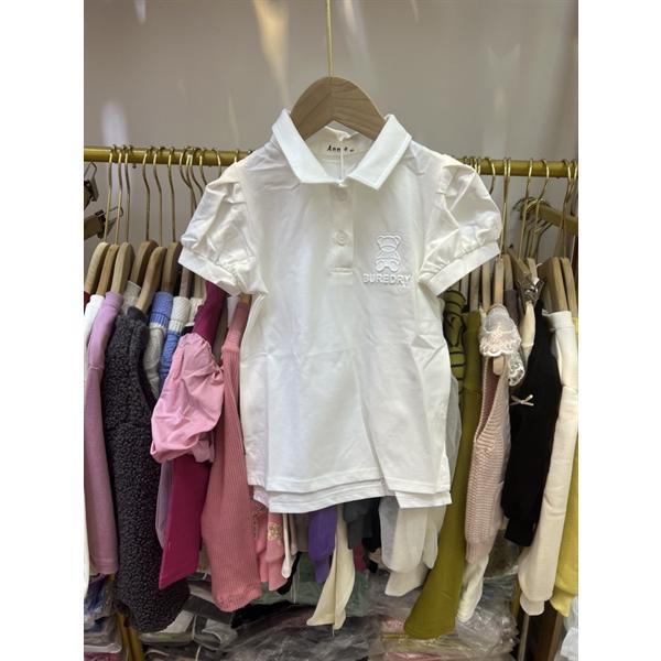 Váy Cho Bé Gái Trắng in Gấu Xinh Xắn 1-5 tuổi HOGI KIDS