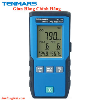 Máy đo khí co2, nhiệt độ và độ ẩm cầm tay , mã: tm-380, thương hiệu: tenmars – đài loan, dùng trong phòng thí nghiệm.