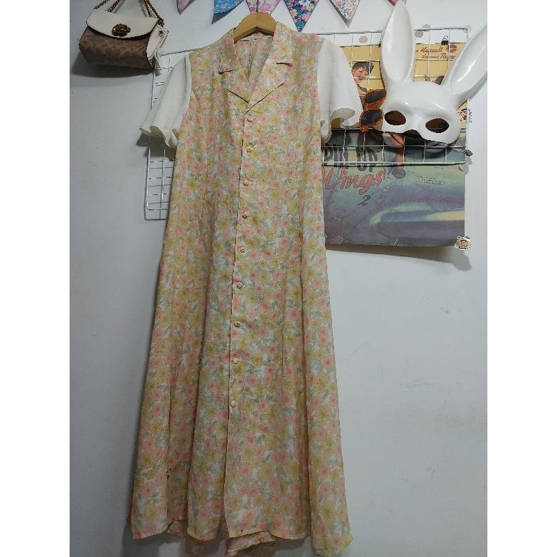 Đầm hoa vintage N47xEo 80-100xD 115