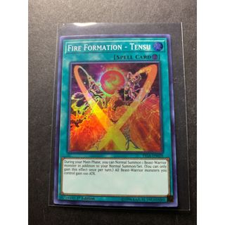 Lá bài thẻ bài Yugioh Fire Formation Tensu – Super Rare - Tặng bọc bài nhựa bảo quản