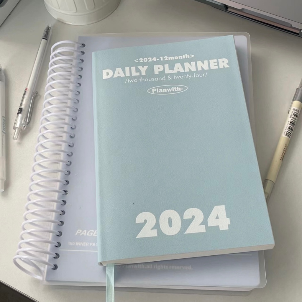 Sổ Planner 2024 Planwith lập kế hoạch hàng ngày