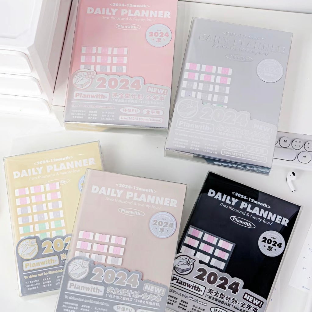 Sổ Planner 2024 Planwith lập kế hoạch hàng ngày