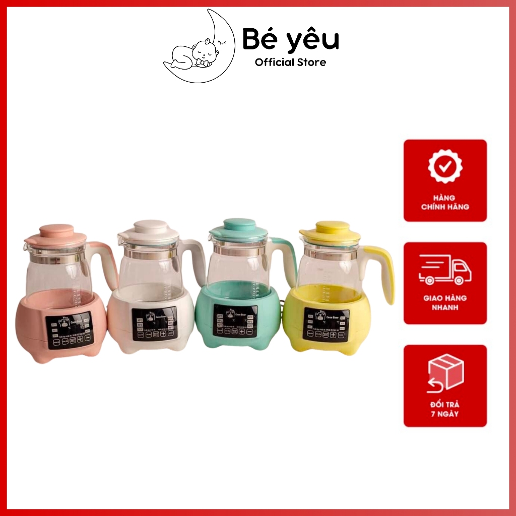 Bình đun nước đa chức năng Coco Bear 1.3L