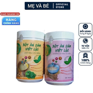 Bột ăn dặm cho bé, bột ăn dặm việt Lộc dinh dưỡng an toàn