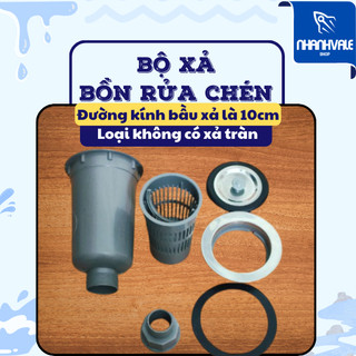 Bộ xả bồn rửa chén chậu đơn (Không có xả tràn)