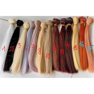  Tóc giả 20cm cho búp bê 