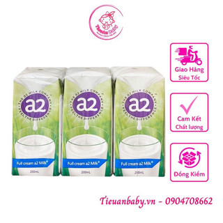 [Nguyên Thùng]11/24 Sữa nước A2 nguyên kem