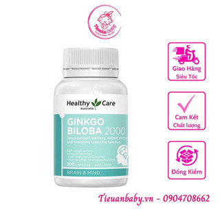 [2026][Mẫu mới tem chemist] Bổ não Úc Ginkgo 100v