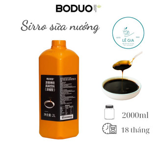 Siro sữa nướng Boduo chai 2L