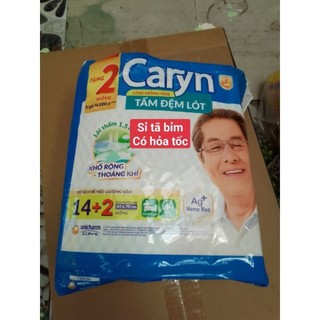 (Tặng 2 miếng) Tấm điệm lót caryn size XL 14 miếng Kích thước lớn 60 x 70 cm