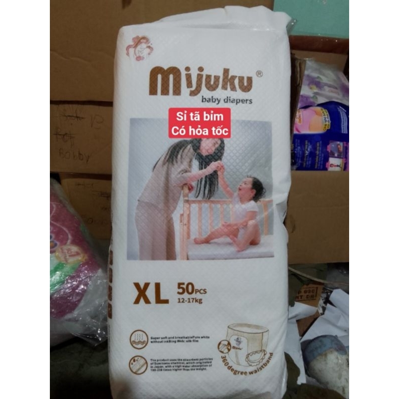 Tã quần mijuku M50 L50 XL50 XXL50 XXXL50 4XL50 5XL50