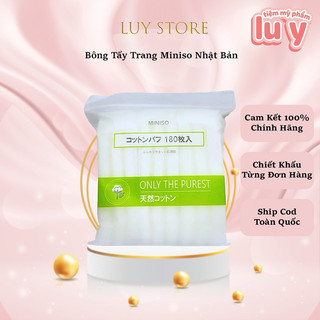 Hộp bông tẩy trang Miniso 1000 miếng GIBE STORE