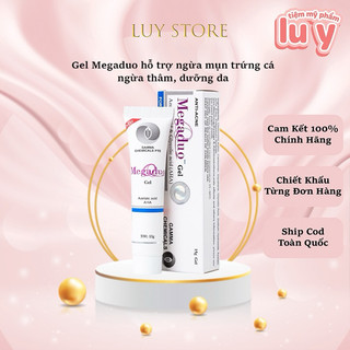 Gel Giảm Mụn, Giảm Thâm Megaduo Gel Bản AHA và Plus Retinal 1.0