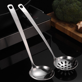 Muôi canh, vá canh, muôi lỗ inox 304 sáng bóng