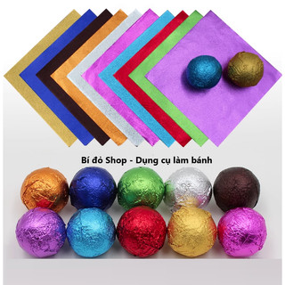 Giấy bạc gói chocolate, kẹo cao cấp Giấy nhôm gói sô cô la bon bpn