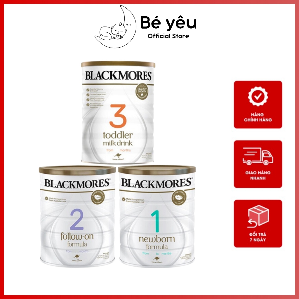 Sữa Blackmore Úc số 1,2,3 lon 900g