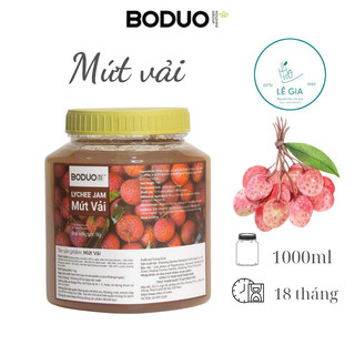Mứt vải Boduo hộp 1kg