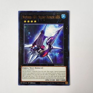 Lá bài thẻ bài Yugioh Number 101 Silent Honor ARK – Rare - Tặng bọc bài nhựa bảo quản
