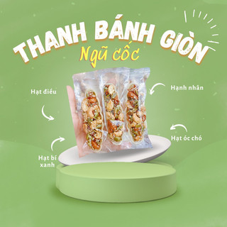 Bánh thuyền mix hạt ít đường Bánh ăn kiêng hỗ trợ giảm cân Bánh ngũ cốc