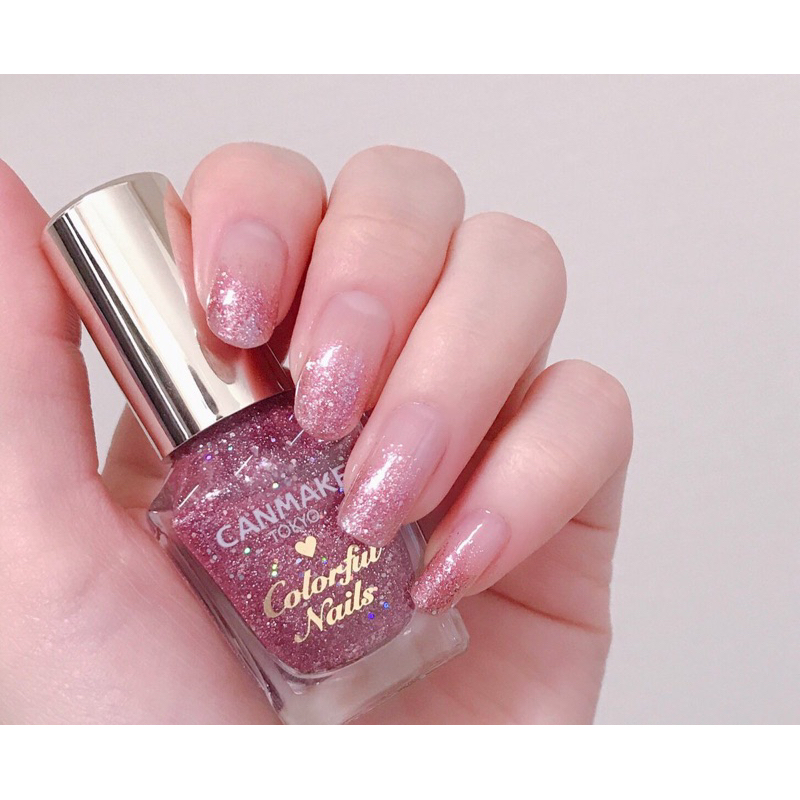 Sơn móng tay Canmake N25 Nhũ hồng ánh đỏ