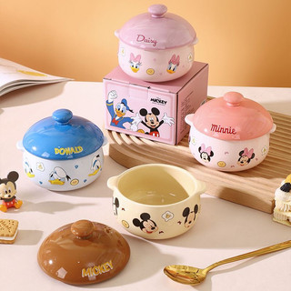 Tô hoạt hình disney bằng sứ cao cấp kèm nắp sứ cao cấp