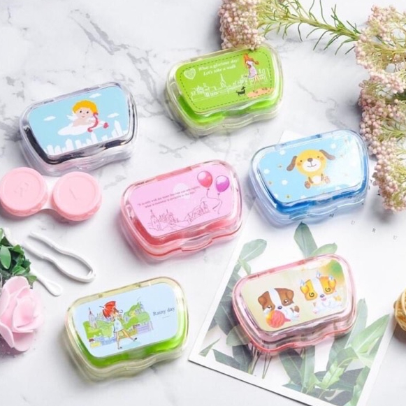 KHAY GƯƠNG MINI DỤNG CỤ HỔ TRỢ ĐEO LENS