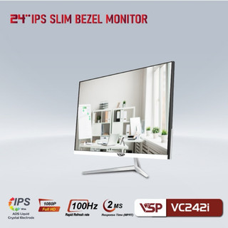 Màn hình vsp vc242i ips 24 inch - 100hz - 2ms - đen / trắng
