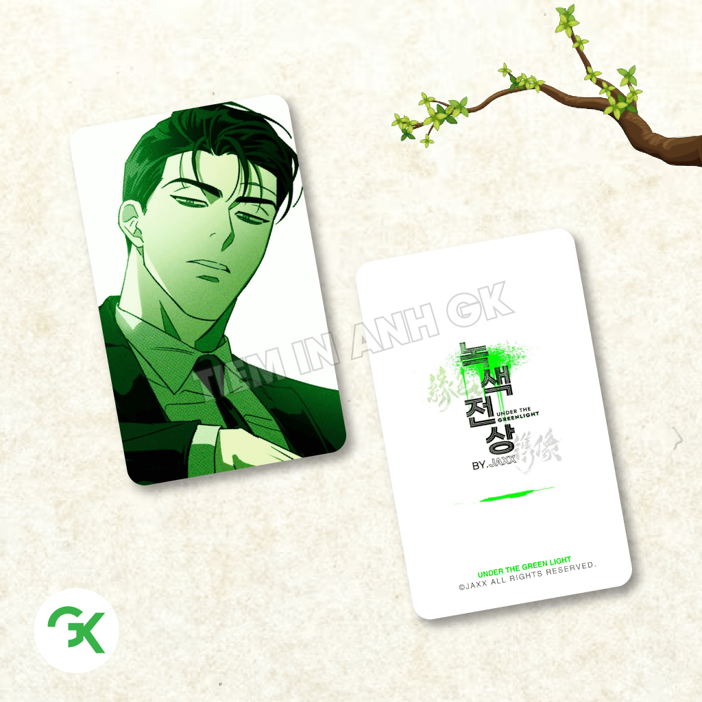 Photocard UNDER THE GREEN LIGHT (P1) - Size 5.5x9cm