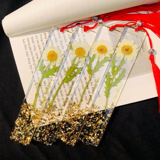 Thẻ đánh dấu sách hoa thật handmade bookmark quà tặng Lilande