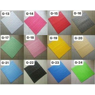 Combo 40 tấm xốp dá dán tường giả gạch