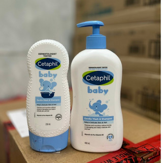 Sữa tắm gội cetaphil baby 400ml - 230ml úc