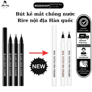 BÚT KẺ MẮT NƯỚC CHỐNG NƯỚC EYELINER REAL TATTOO RIRE HÀN QUỐC MẪU MỚI