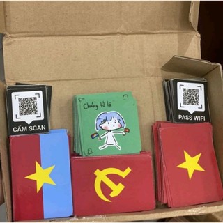 Sticker cờ giải phóng - cờ đảng - cờ tổ quốc