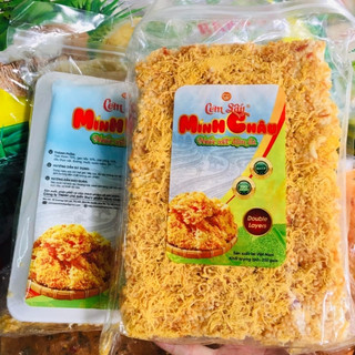 Cơm cháy chà bông Minh Châu, cơm sấy ruốc 2 tầng (khay 250g)