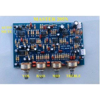 Master 7ic tích hợp nâng tiếng model 205n auto mute tuan audio