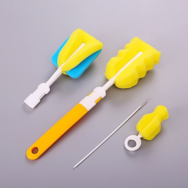 Bộ cọ bình sữa 4 chi tiết gấp gọn