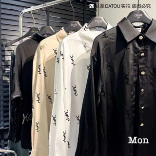 Áo  SƠ MI LỤA  chữ siêu xinh