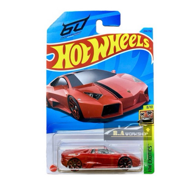 Hot wheels Chính Hãng mẫu siêu xe LAMBORGHINI REVENTON / RED (Mẫu mới 2023)