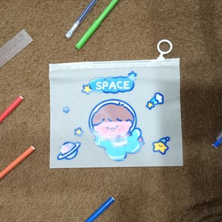 Túi zip trong suốt 17x21cm