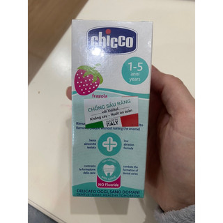 Kem đánh răng chicco 1- 5 tuổi vị dâu